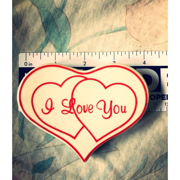 NWT Ceramic I Love You Heart Keepsake Box - Picture 2 of 3